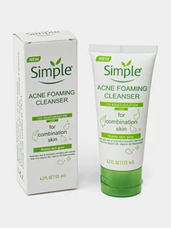 Крем-пенка против акне Simple Acne Foaming Cream Cleanser