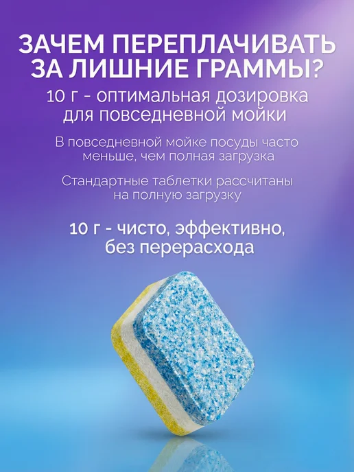 Frau Schmidt мини таблетки для посудомоечной машины Компакт 90шт Compact, 90 шт, фото 2