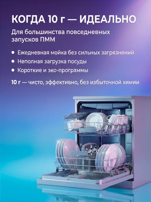 Frau Schmidt мини таблетки для посудомоечной машины Компакт 90шт Compact, 90 шт, фото 3