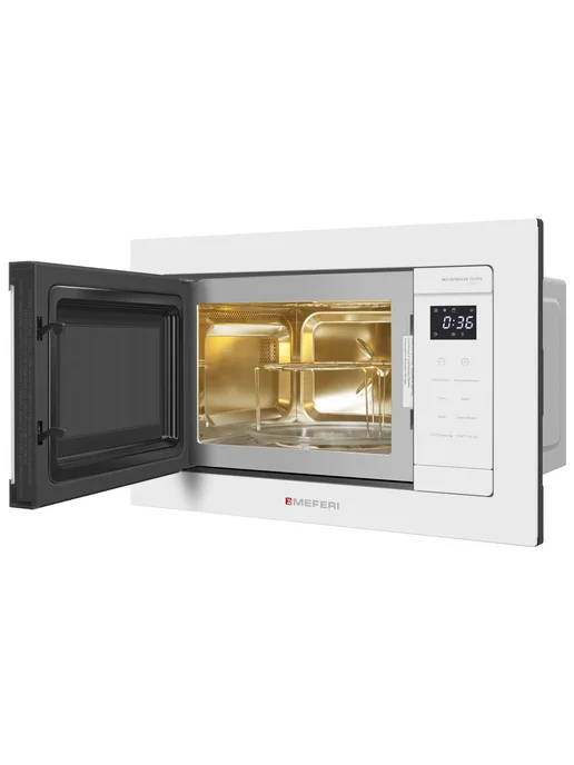 Meferi Микроволновая печь встраиваемая MMO6020WH COMFORT 20 л, 20 л, фото 7