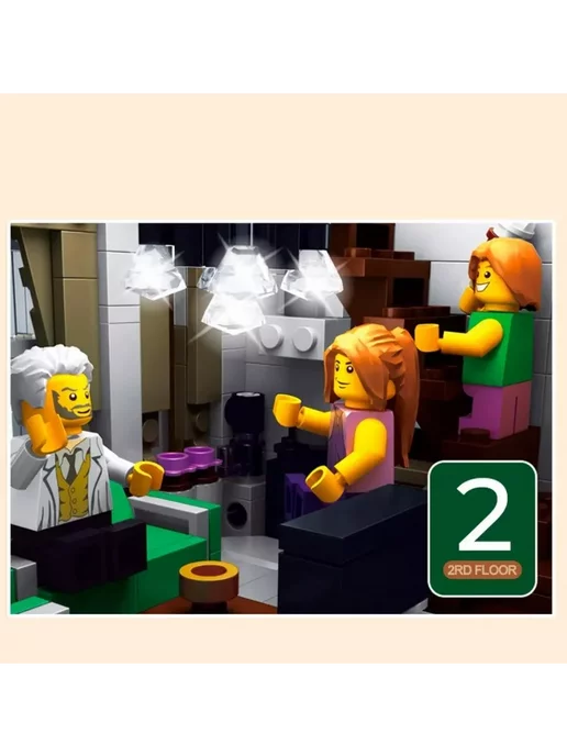 LEGO Конструктор Здания Магазин мороженого 2605 деталей, вариант, фото 5