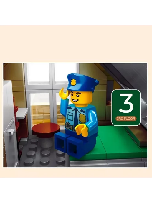 LEGO Конструктор Здания Магазин мороженого 2605 деталей, вариант, фото 6