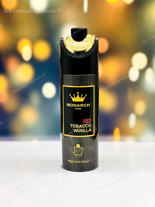 Milestone Дезодорант парфюмированный Monarch Red Tobacco Vanilla, красный