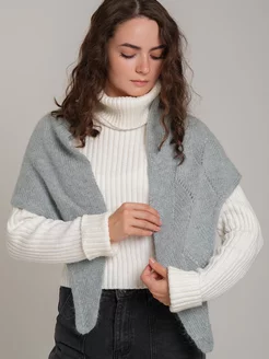 Косынка ажур из ангоры шарф платок теплый на шею Dika Knit 256324066 купить за 1 365 ₽ в интернет-магазине Wildberries