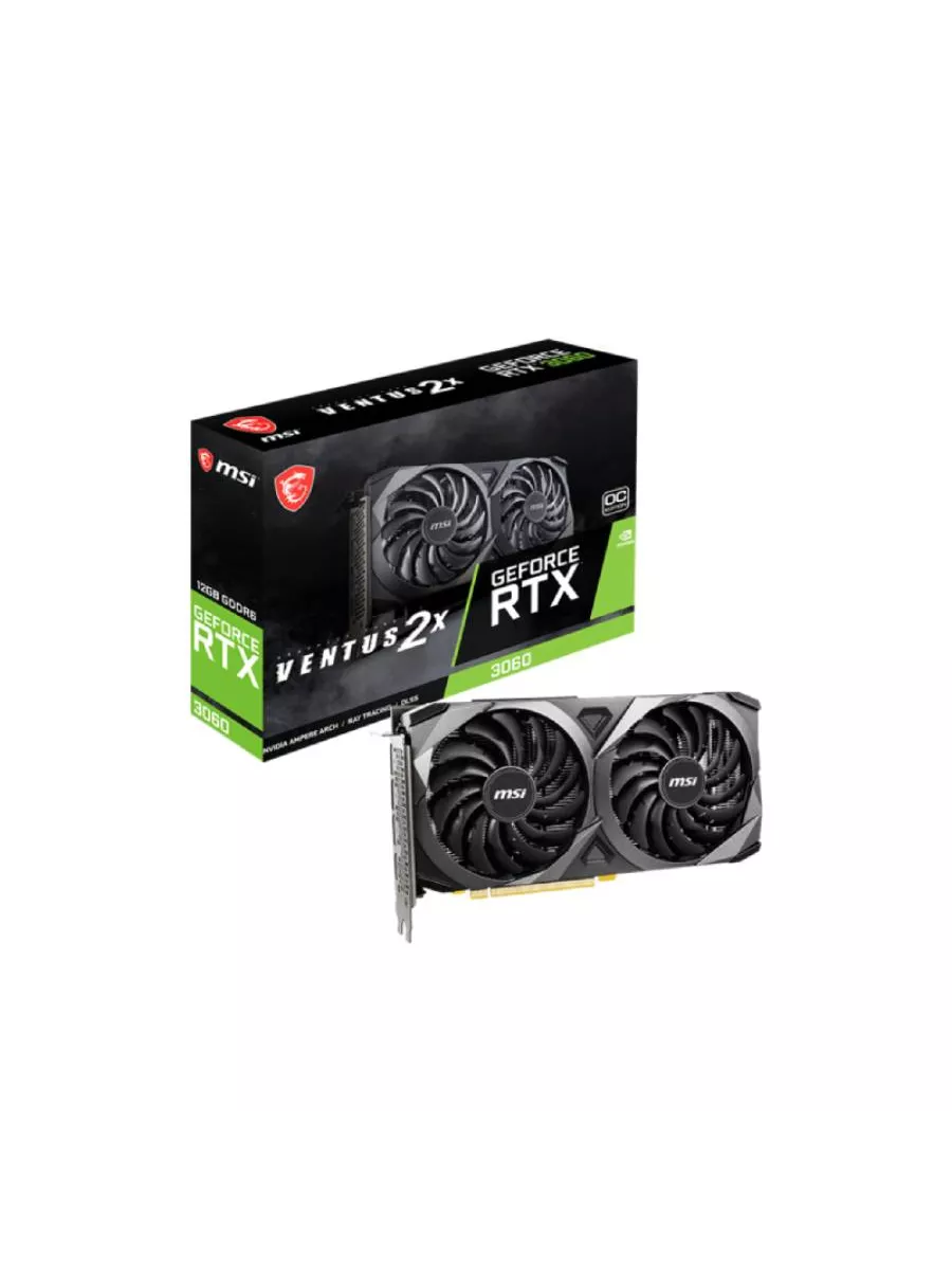 MSI Видеокарта GeForce RTX 3060 VENTUS 2X OC 12G