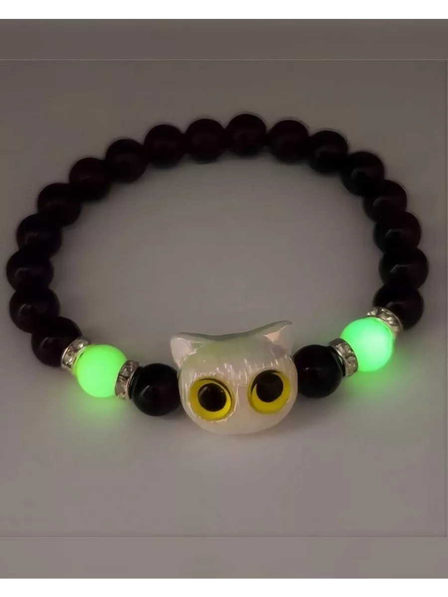 Браслет с кошкой светящийся Fortunatus jewelry 256368818 купить за 398 ₽ в интернет‑магазине Wildberries