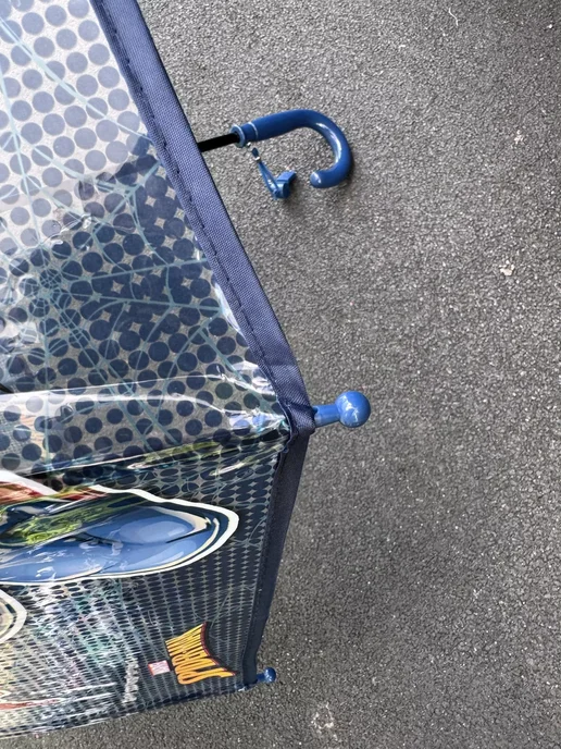 Umbrella World Зонт трость прозрачный человек паук, вариант, фото 6