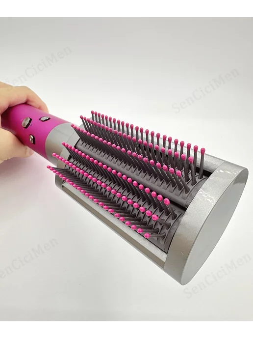 Hair Dryer насадка на фен стайлер Dyson Airwrap гладкий мягкий расческа, вариант, фото 7