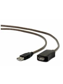 Кабель-удлинитель USB2.0 активный, AM AF, медь, д