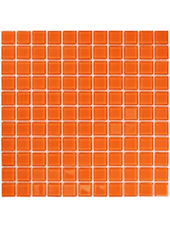 Плитка мозаика стеклянная Orange glass 10 шт