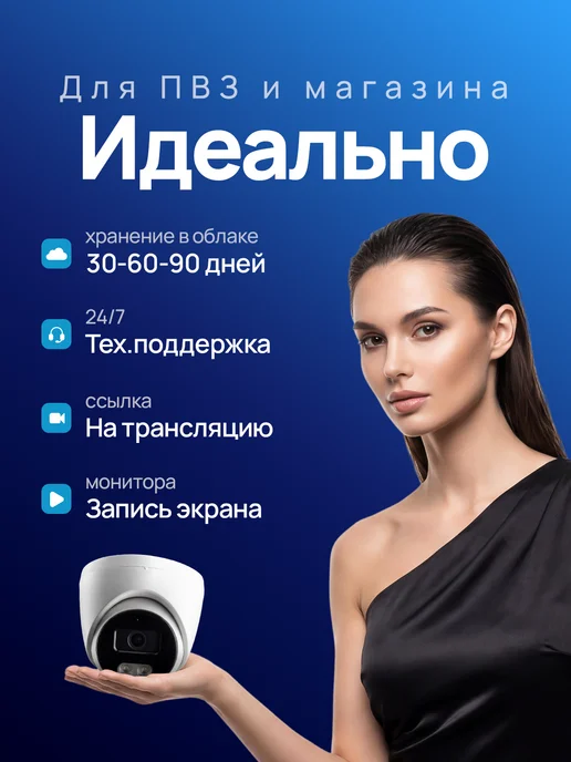 Forward системы безопасности Камеры для ПВЗ 2 с сервисом IPEYE Готовый комплект, белый, фото 2