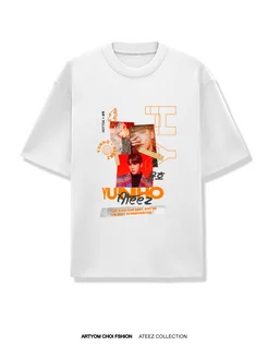 Футболка ATEEZ Yunho KQ Artyom Choi 256658082 купить за 1 882 ₽ в интернет-магазине Wildberries