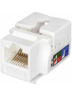 Keystone Jack 8P8C (RJ-45), UTP, Cat.5e. инструментальная за