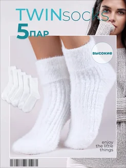 Носки высокие теплые из норки TwinSocks 256694727 купить за 616 ₽ в интернет-магазине Wildberries