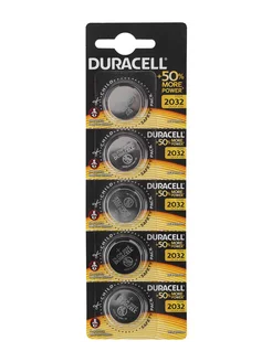 Элемент питания CR2032 5х1 (1шт) код Б0035495 Duracell 256698951 купить за 484 ₽ в интернет-магазине Wildberries