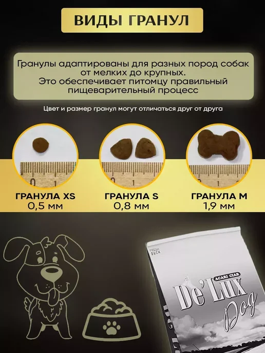 Сухой корм acari ciar Lux Baked для собак, кролик, 0,4 кг, фото 5