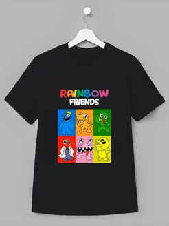 Детская футболка Игра Rainbow Friends Радужные друзья