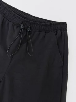 Брюки карго из нейлоновой ткани на резинке