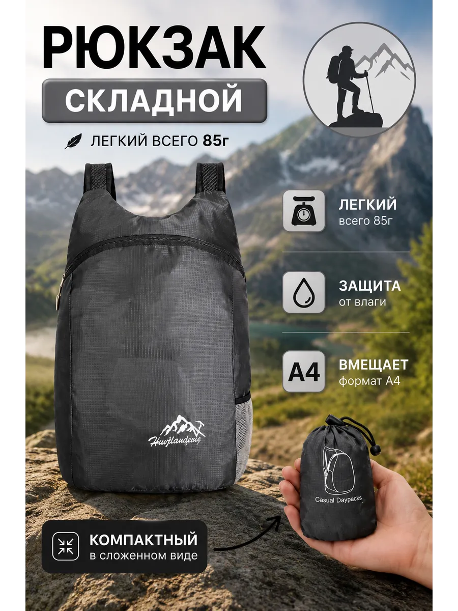 Рюкзак складной универсальный