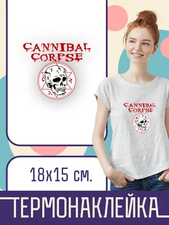 Термонаклейка на одежду - Cannibal Corpse Наклейка на одежду 256711620 купить за 200 ₽ в интернет-магазине Wildberries