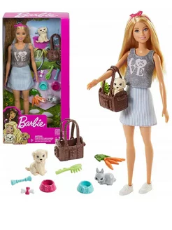 Кукла Блондинка с питомцами FPR48 Barbie 256767499 купить за 2 303 ₽ в интернет-магазине Wildberries