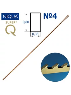 Пилки ювелирные для лобзика NIQUA SUPER Q №4 (0 38мм) 12шт