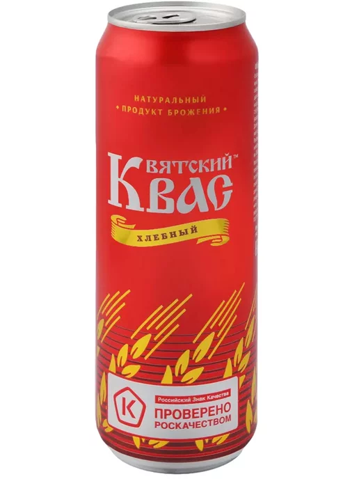 Вятич Квас Вятский "Хлебный" 1,5л 6шт, 0,45 л, 6 шт, фото 7