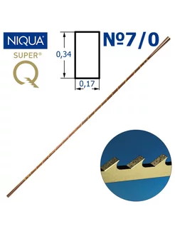 Пилки ювелирные для лобзика NIQUA SUPER Q №7 0(0 17мм)12шт