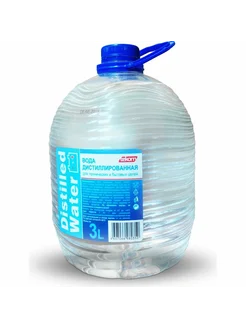 Вода дистиллированная Distilled water 3л ПЭТ канистра