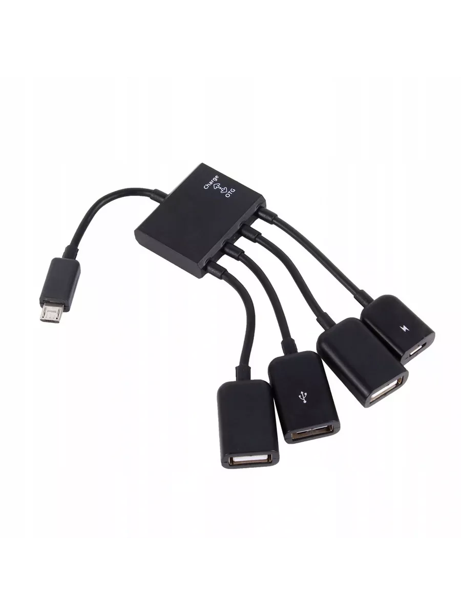 Кабель-разветвитель HUB HOST OTG Micro 3 x USB Wwa 256889077 купить за 869 ₽ в интернет-магазине Wildberries