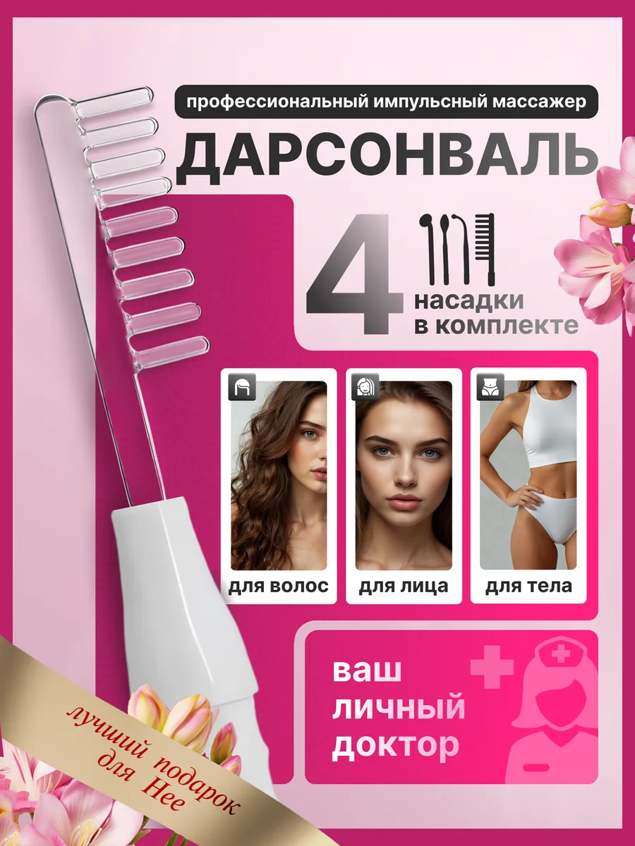 Дарсонваль для лица, тела и...