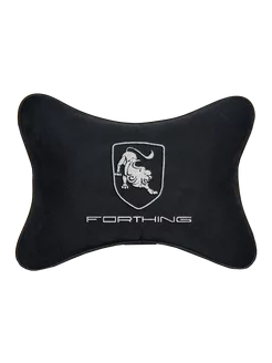 Подушка на подголовник алькантара Black FORTHING