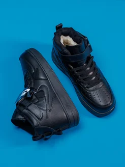 Кроссовки зимние Nike air force высокие