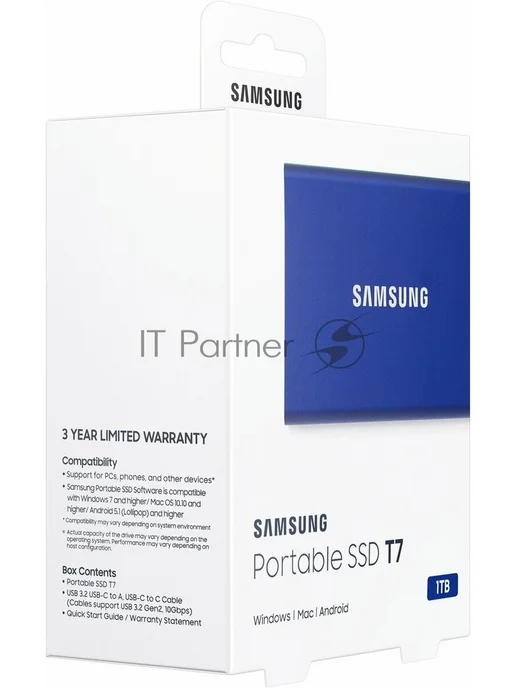 Samsung Внешний SSD диск T7, 1000GB, 1000 ГБ, фото 8
