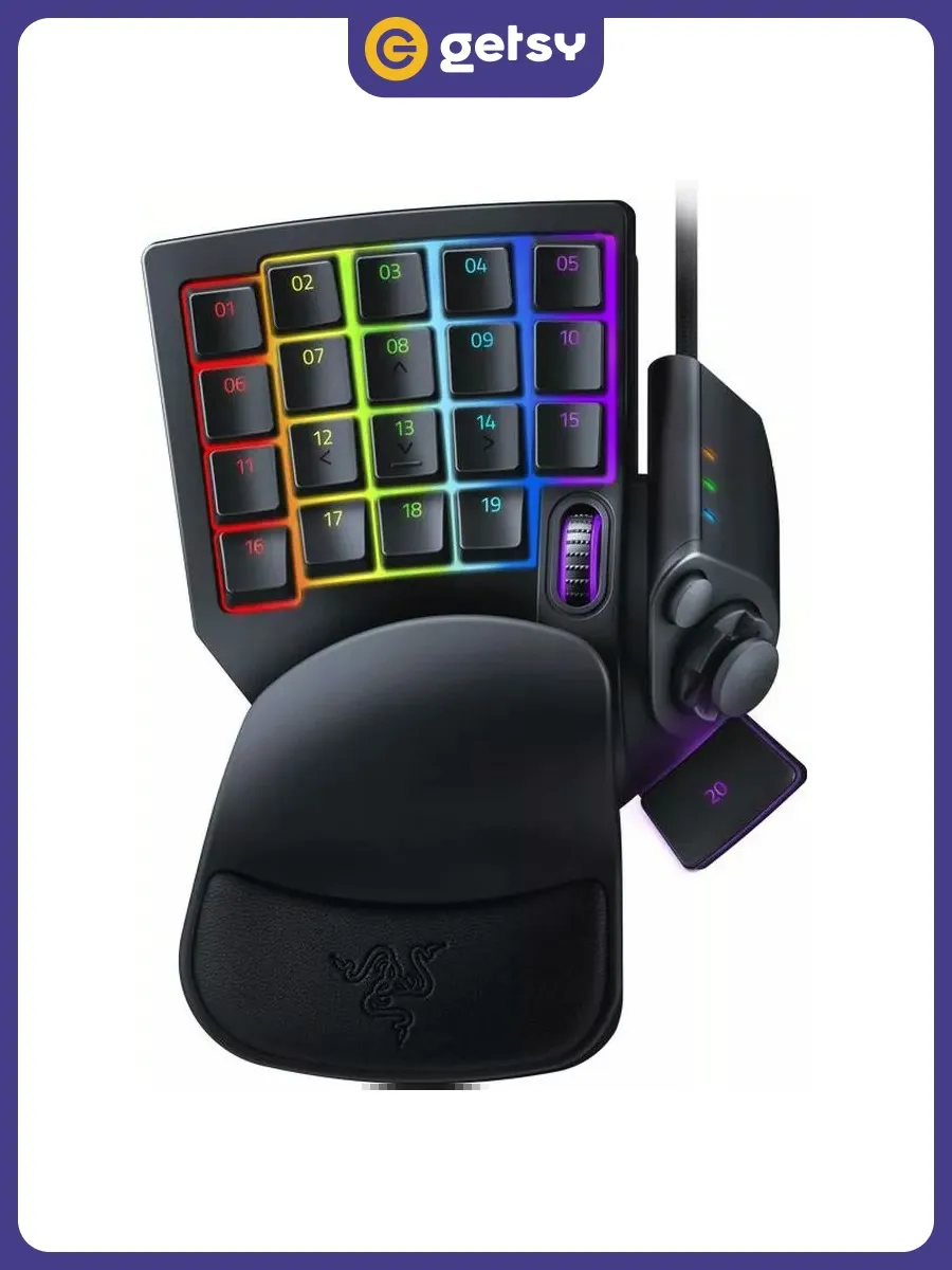 Клавиатура игровая Tartarus Pro, черная Razer 257008350 купить за 10 496 ₽ в интернет‑магазине Wildberries