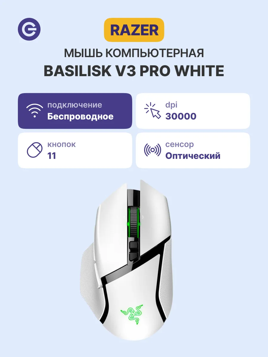 Razer Мышь беспроводная Basilisk V3 Pro
