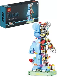 Конструктор Робот Медведь BearBrick 1160 деталей