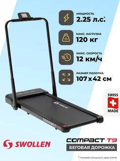 Электрическая беговая дорожка для дома Compact T9 складная SWOLLEN 257078722 купить за 20 403 ₽ в интернет-магазине Wildberries