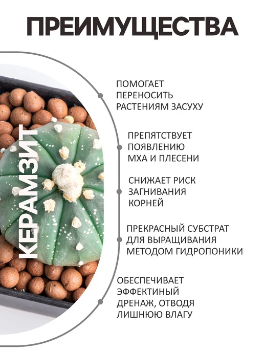Рецепты дедушки Никиты Керамзит дренаж, фракция 5-10 мм, 5 л, 5 л, фото 2