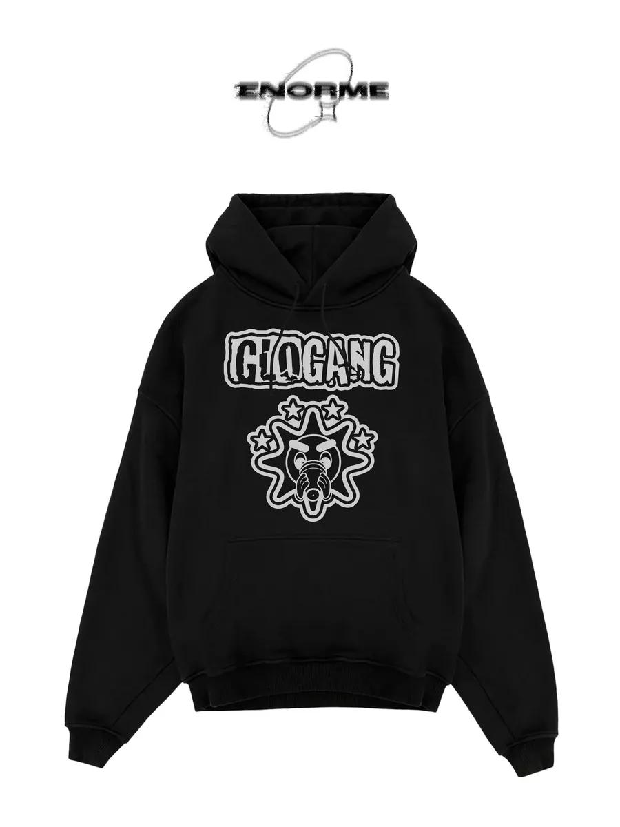 Оверсайз Худи с принтом GLO GANG Enorme 257094887 купить в