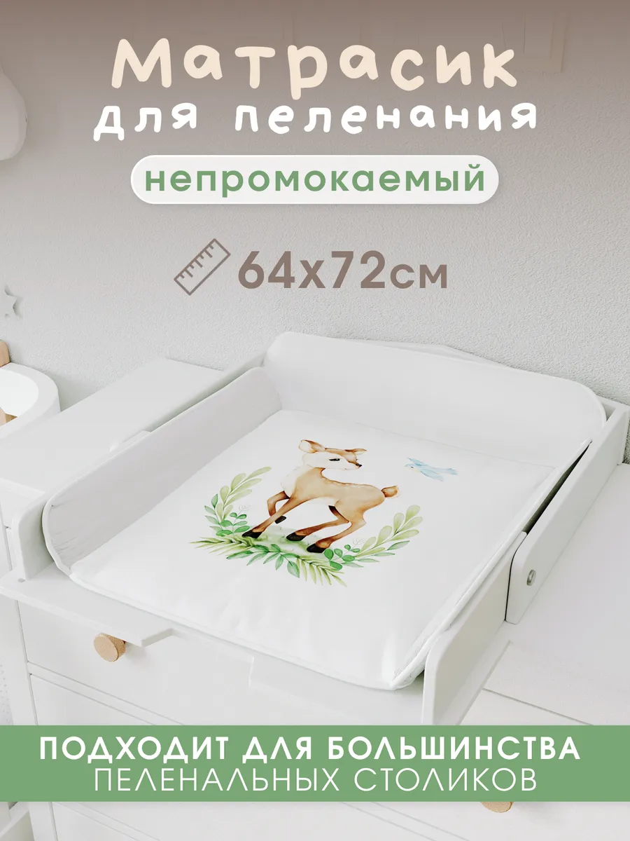 Матрас для пеленального столика непромокаемый