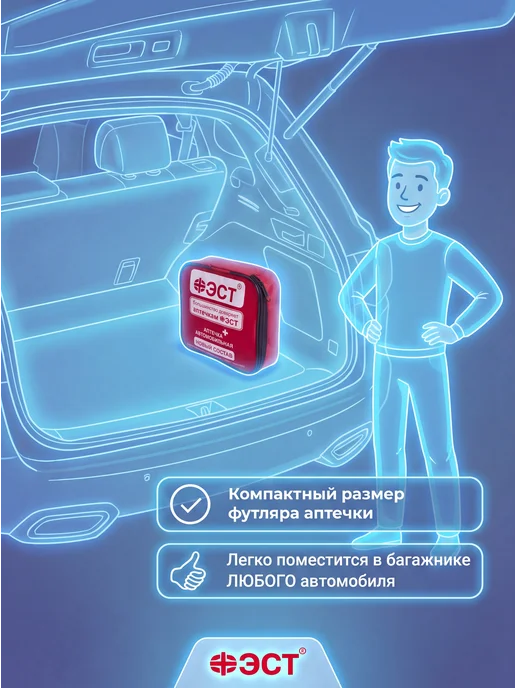 ФЭСТ Аптечка автомобильная 2026 ГОСТ нового образца 260Н, вариант, фото 5