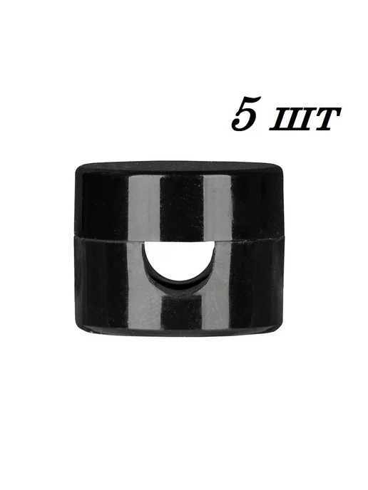 Fuzhou Keruida Electronic Technology Пластиковый фиксатор провода плоский, Черный, 5шт, 5 шт, фото 2