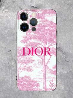 Чехол на iPhone 13 Pro Dior цвет Розовый