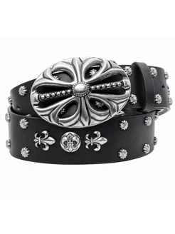 Ремень в стиле Chrome hearts