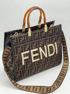 сумка через плечо большая для работы и учебы шоппер fendi 257263031 купить за 2 470 ₽ в интернет-магазине Wildberries