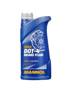 DOT 4 3002 тормозная жидкость Brake Fluid 1л Mannol 257263190 купить за 401 ₽ в интернет-магазине Wildberries