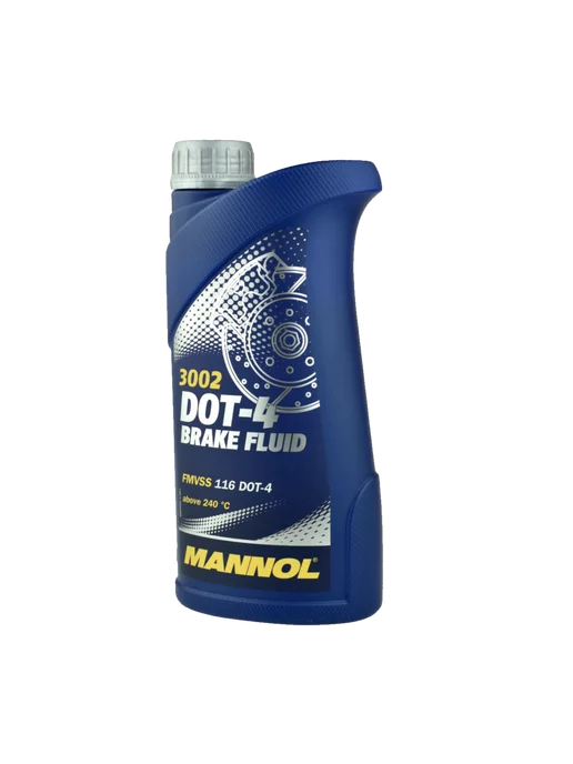 MANNOL DOT 4 3002 тормозная жидкость Brake Fluid 1л, 1 л, фото 3