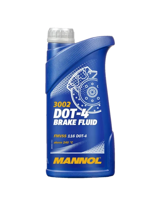 MANNOL DOT 4 3002 тормозная жидкость Brake Fluid 1л, 1 л, фото 5