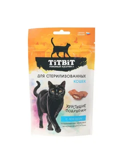 Лакомство для стерилизованных кошек TITBIT Хрустящие TITBIT 257275290 купить за 603 ₽ в интернет-магазине Wildberries